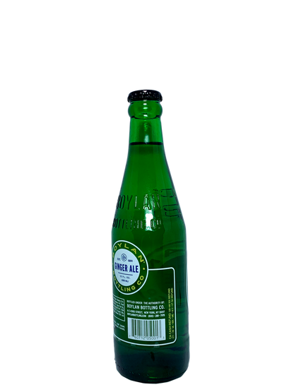 BOYLAN GINGER ALE 24x12oz Green Longneck Bottles; Cane Sugar Sweetened