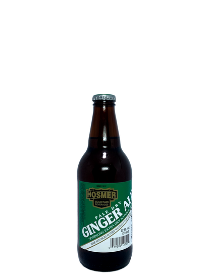 HOSMER DIET GINGER ALE 24x12oz FROM WILLIMANTIC CONNECTICUT