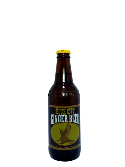 SIOUX CITY GINGER BEER 6/4/12oz spicy cowboy drink from New York City!