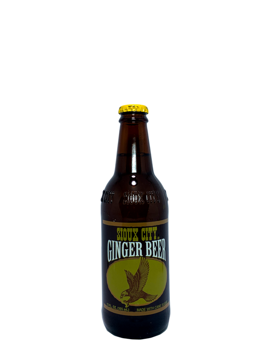 SIOUX CITY GINGER BEER 6/4/12oz spicy cowboy drink from New York City!