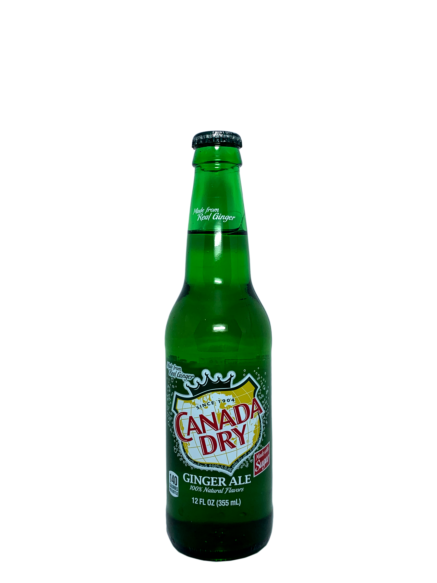 CANS CANADA DRY ALUMINUM GINGER ALE "CAN-ada-dry" 24x12oz