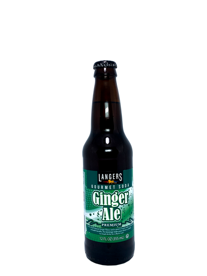 LANGERS GINGER ALE GOURMET SODA 24x12oz