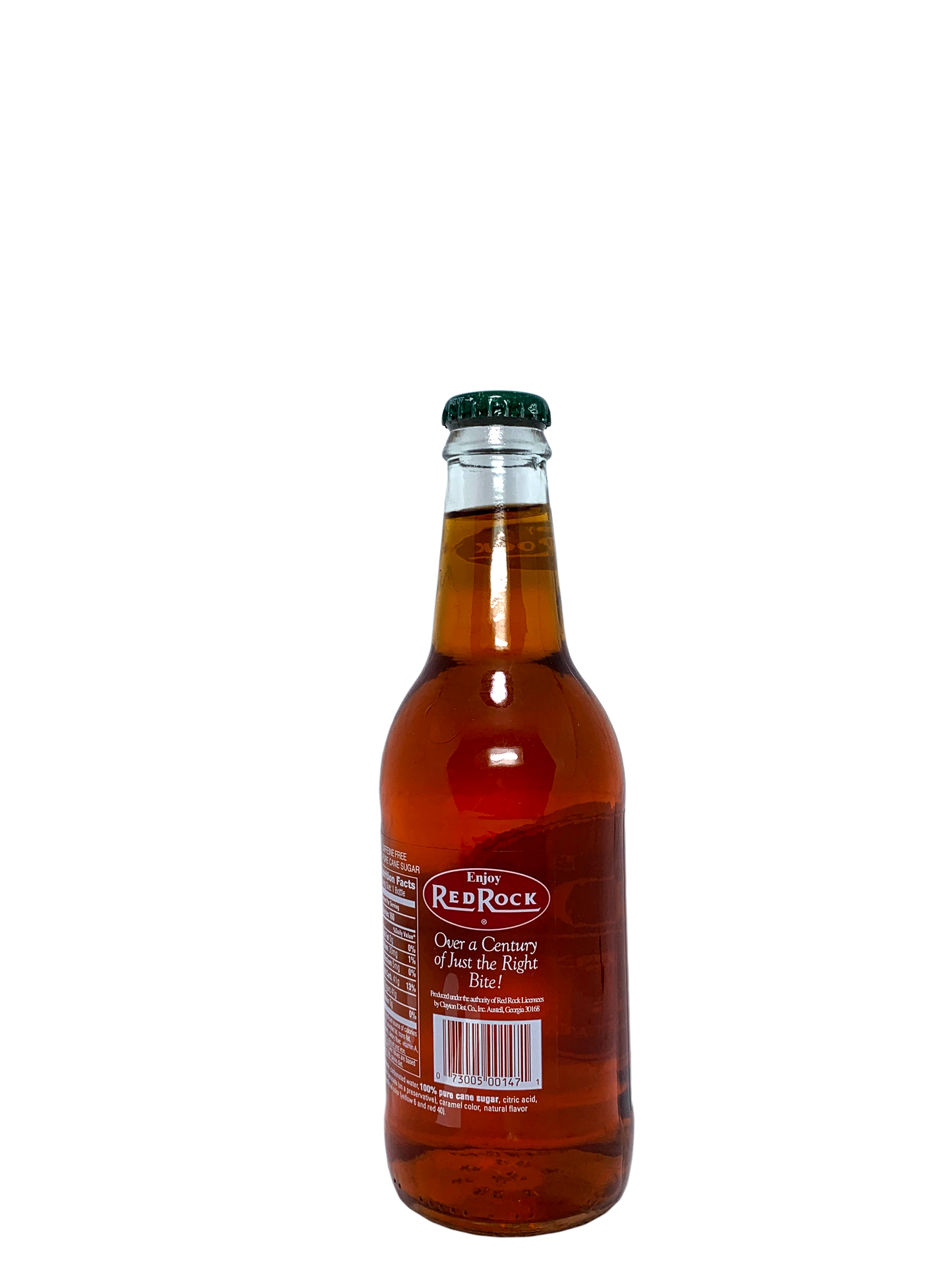 RED ROCK GINGER ALE OF NORTH CAROLINA "spicy golden ginger ale" 24x12oz