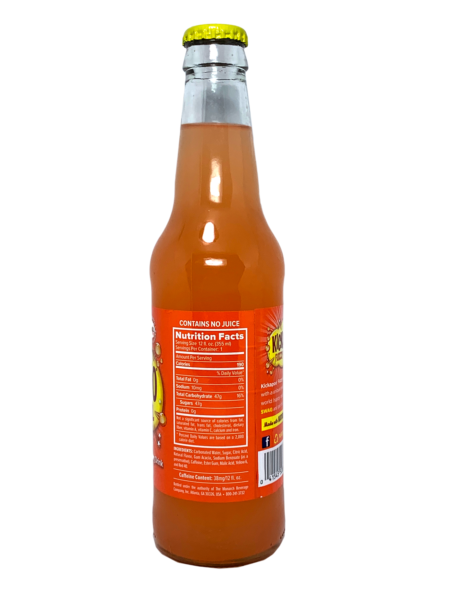 KICKAPOO FUZZY NAVEL Peach LONGNECKS "The Peachy Fuzzy Fizzy Dogpatch Recipe!" 24x12oz