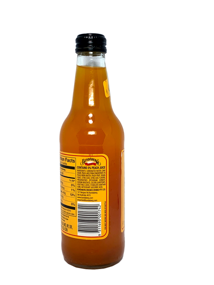 BUNDABERG PEACH SODA 6x4x375ml "gives your palate the taste of an orchard!"