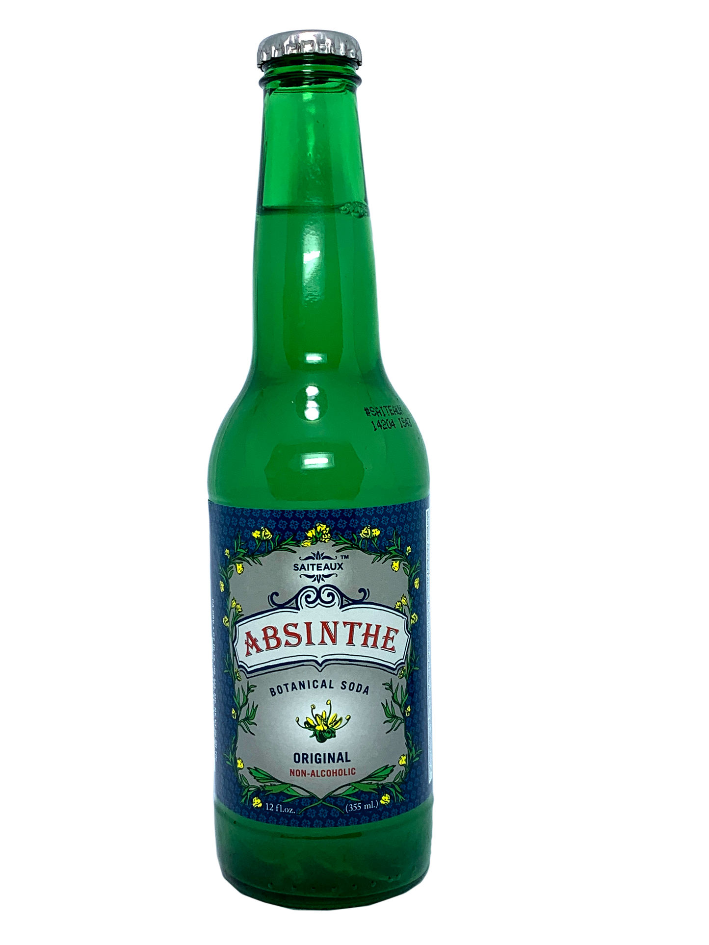 SAITEAUX ABSINTHE BOTANICAL SODA 24x12oz "Get Absinthe-Minded; All In Good Taste!"