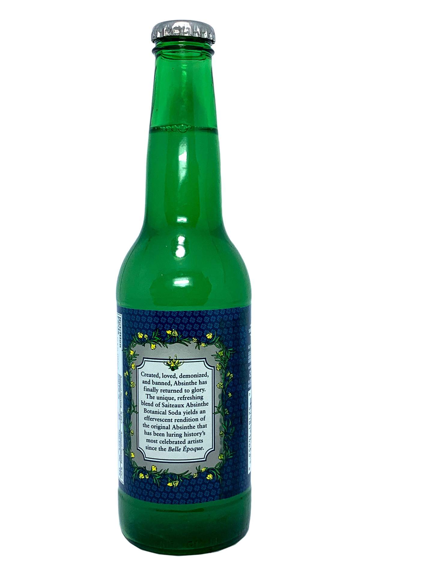 SAITEAUX ABSINTHE BOTANICAL SODA 24x12oz "Get Absinthe-Minded; All In Good Taste!"