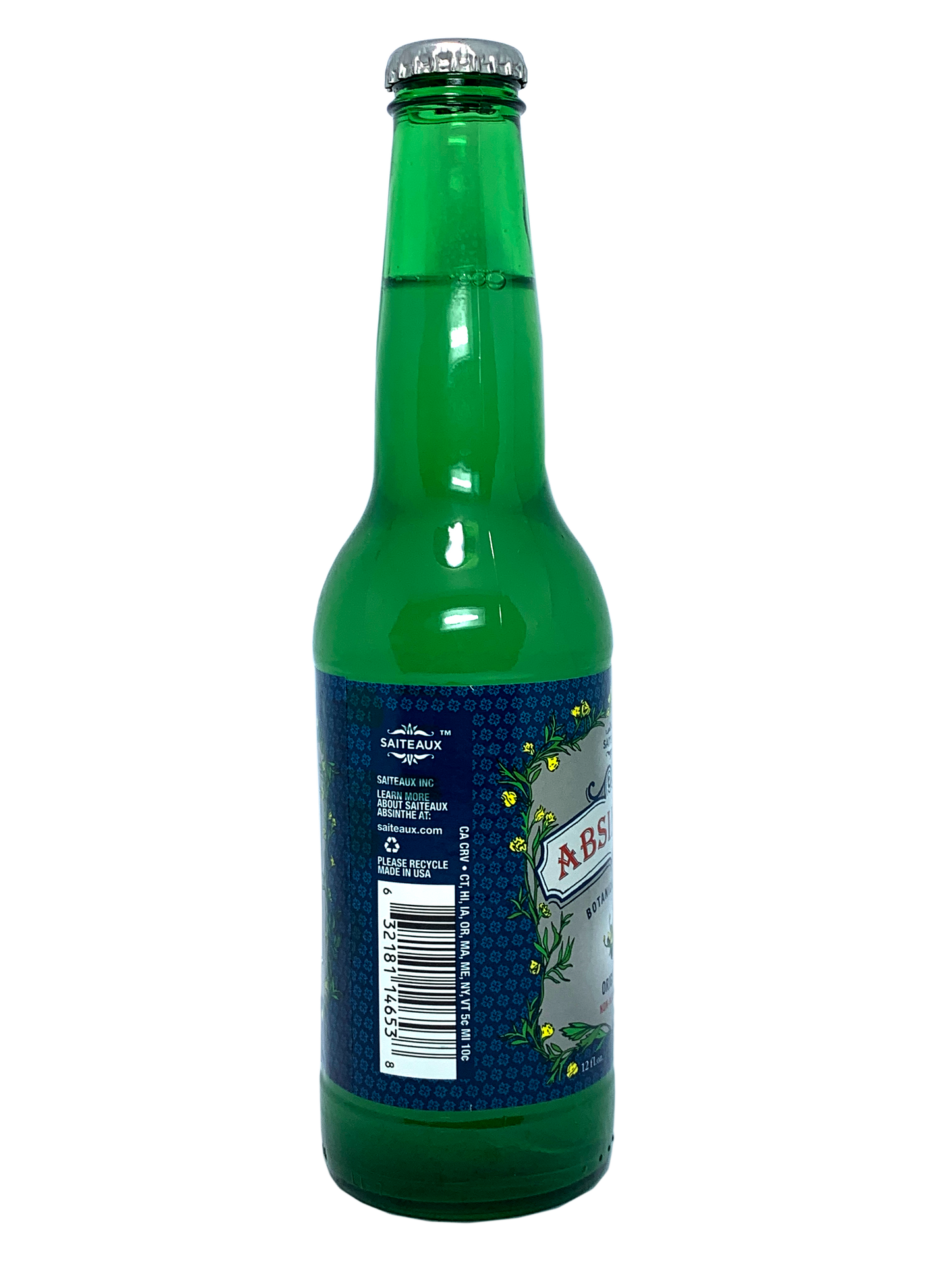 SAITEAUX ABSINTHE BOTANICAL SODA 24x12oz "Get Absinthe-Minded; All In Good Taste!"