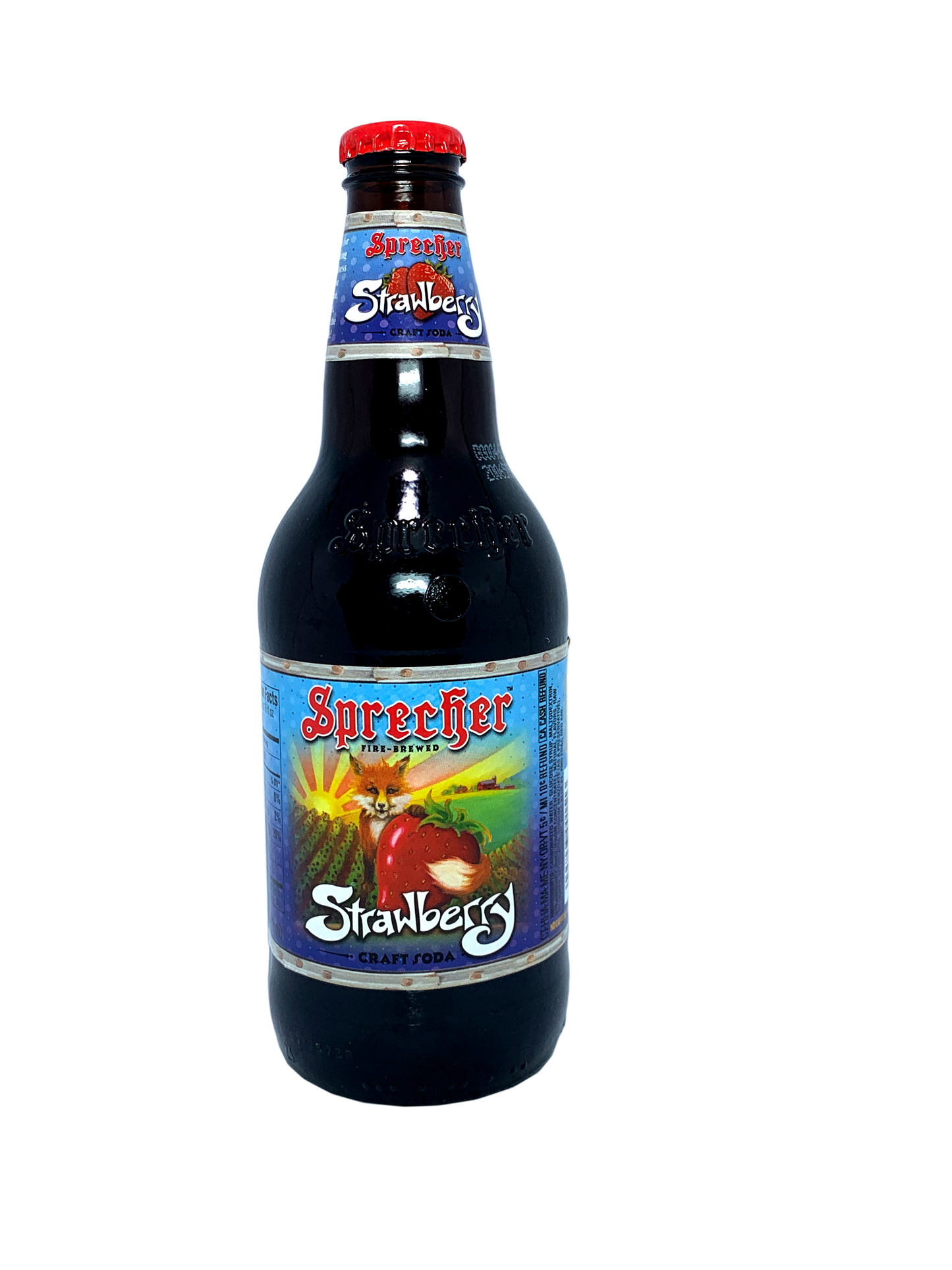 SPRECHER STRAWBERRY SODA 6/4/16oz "Sprechen Sie Erdbeeren?"