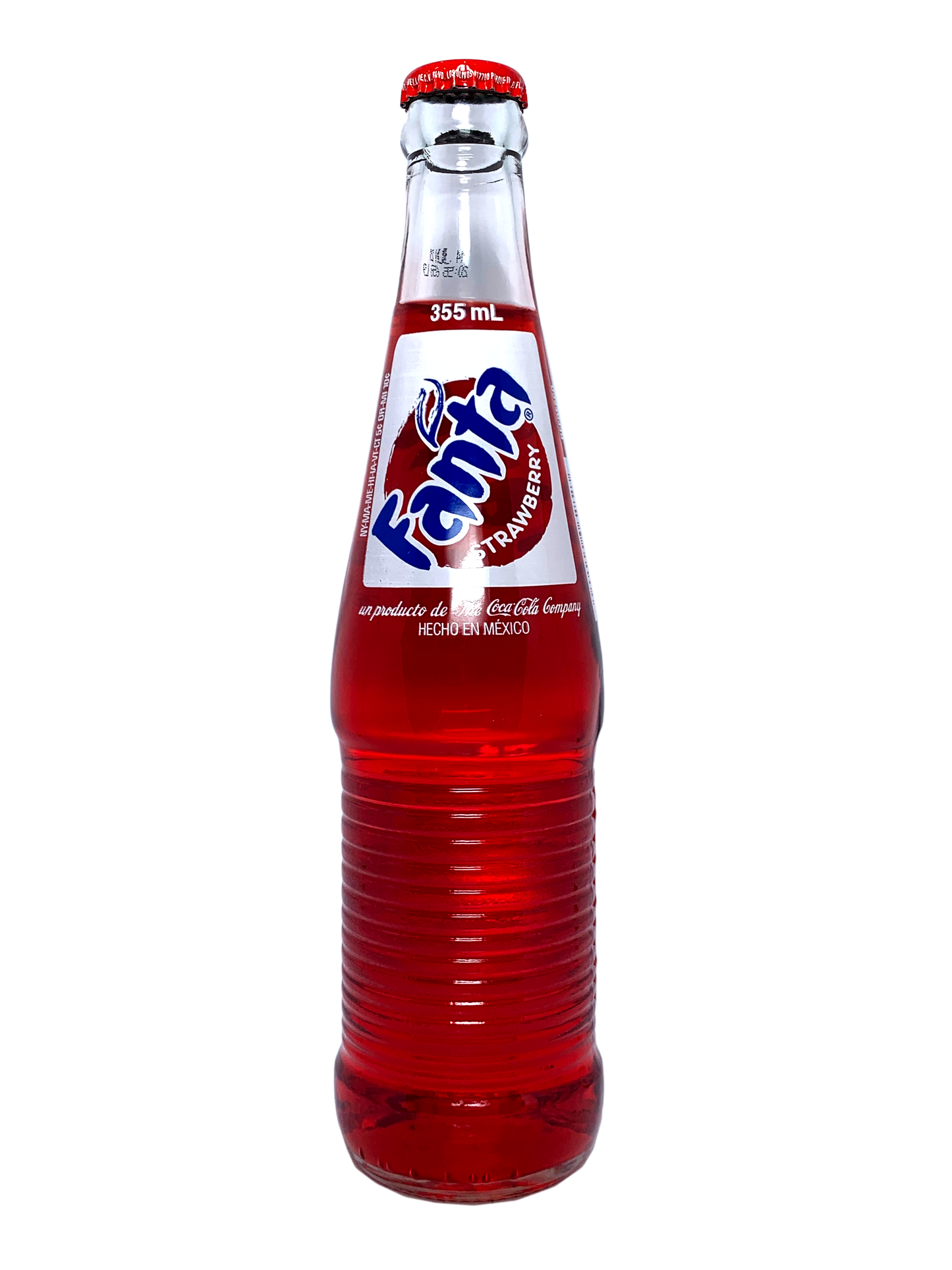 PLASTIC FANTA STRAWBERRY 24x20oz drastic plastic bottles "So Much Better if in Glass!"