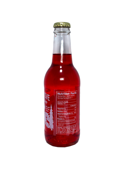 SPRING GROVE STRAWBERRY SODA POP 24x12oz FROM MINNE-SODA