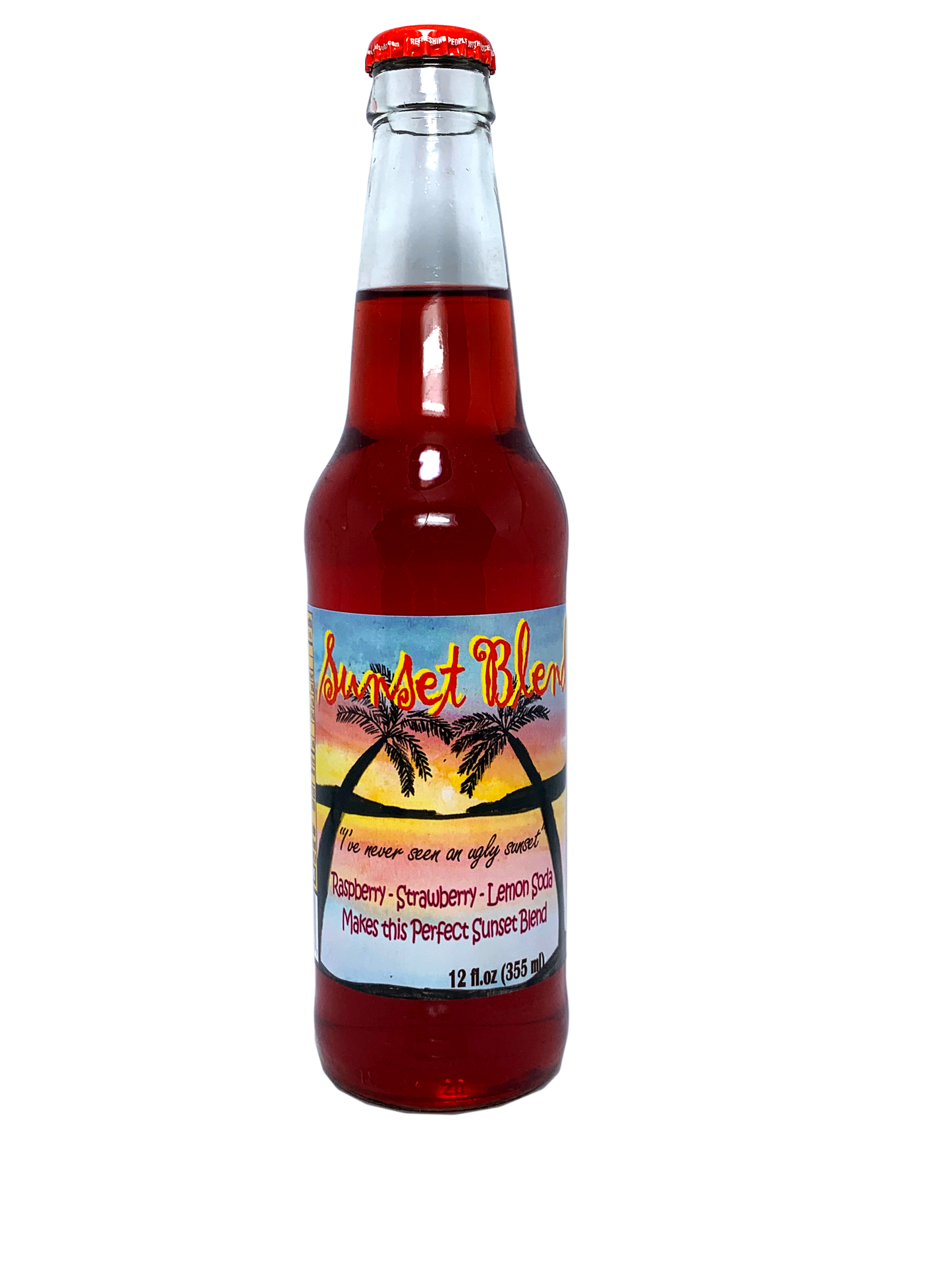 SUNSET BLEND Raspberry Strawberry Lemon Soda 24/12oz "Butler Middle School's Winnerl"