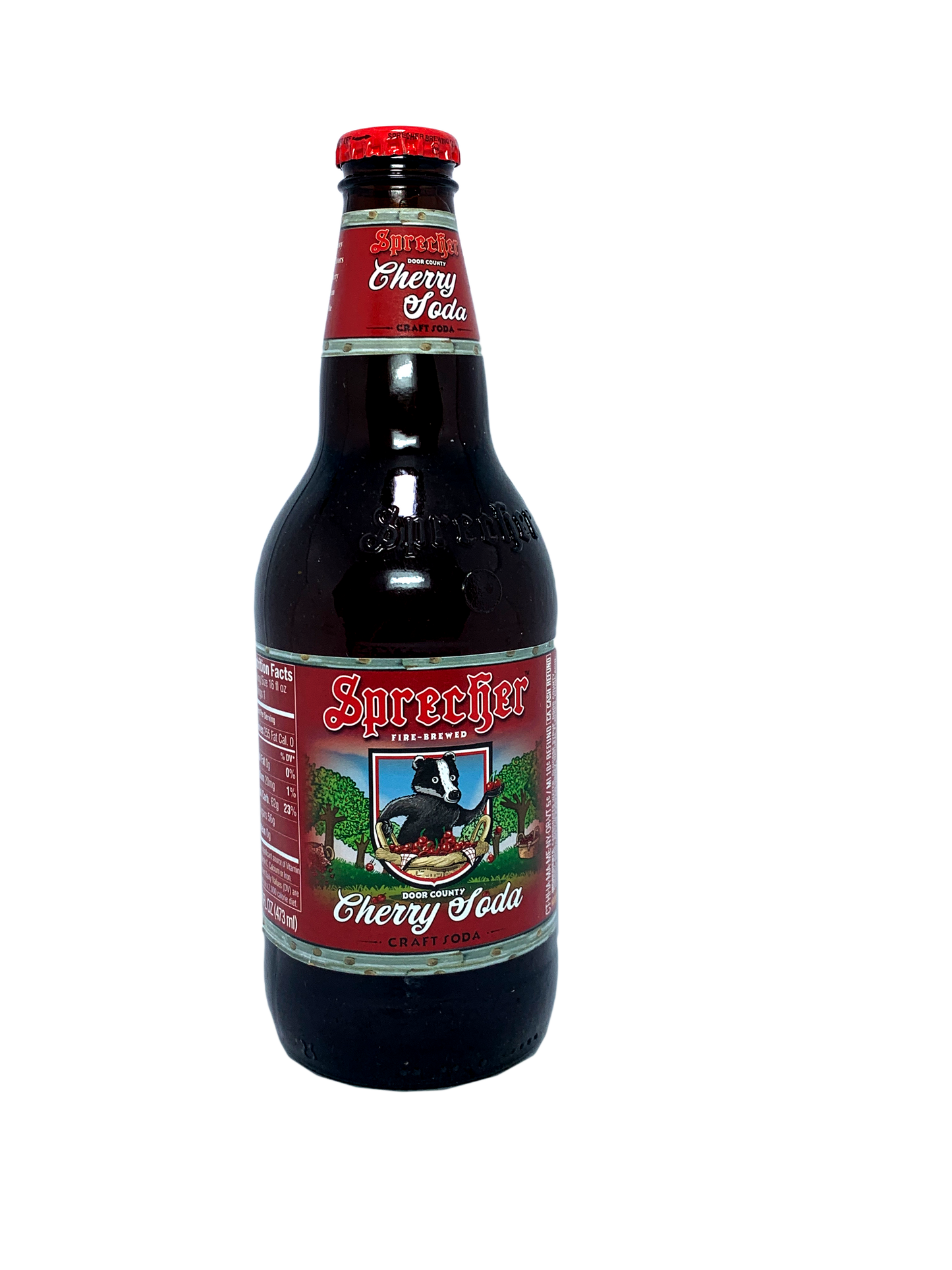 SPRECHER CHERRY SODA 6/4/16oz "You'll want to open the Door to the Door County Cherries!"