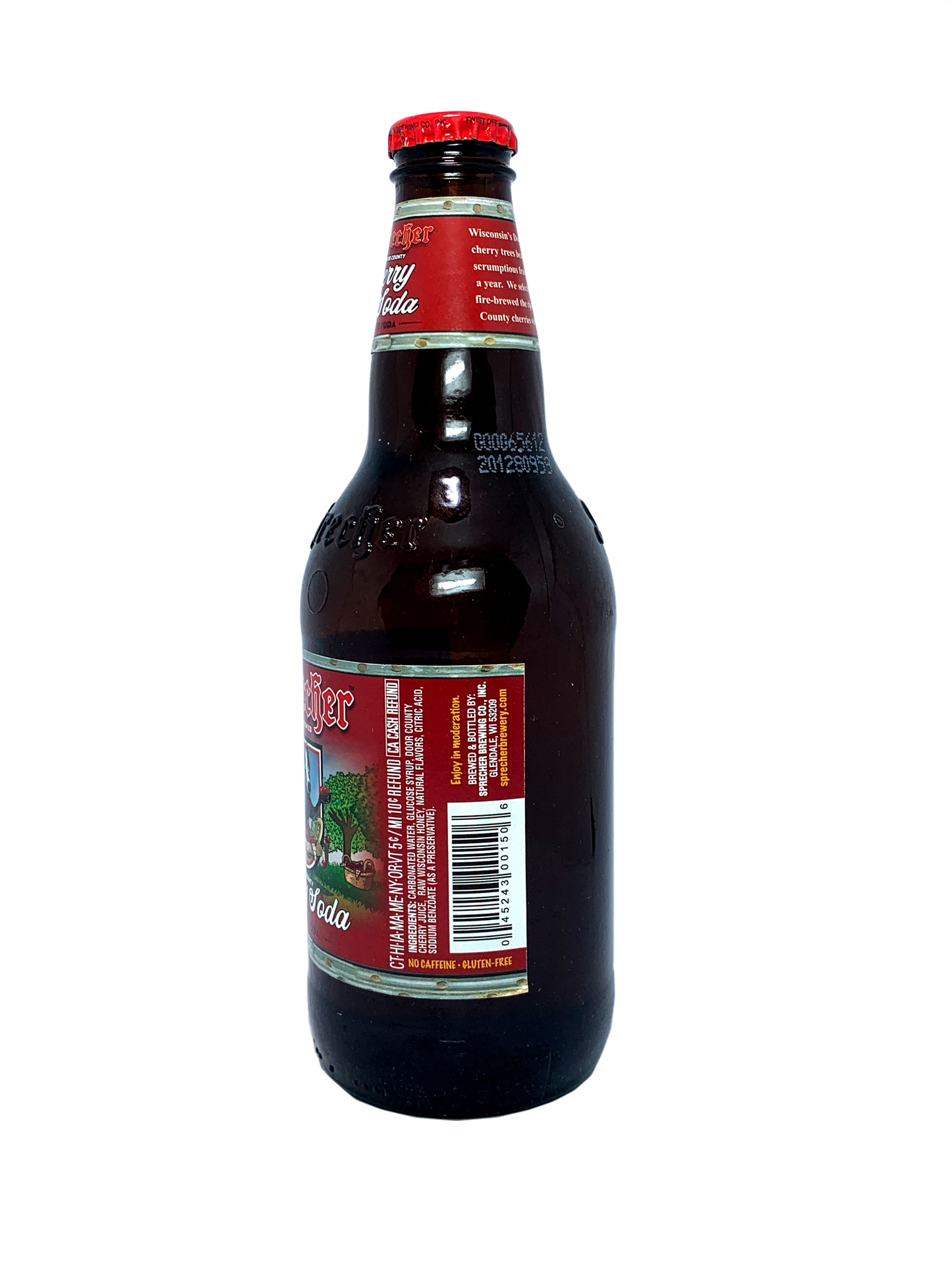 SPRECHER CHERRY SODA 6/4/16oz "You'll want to open the Door to the Door County Cherries!"