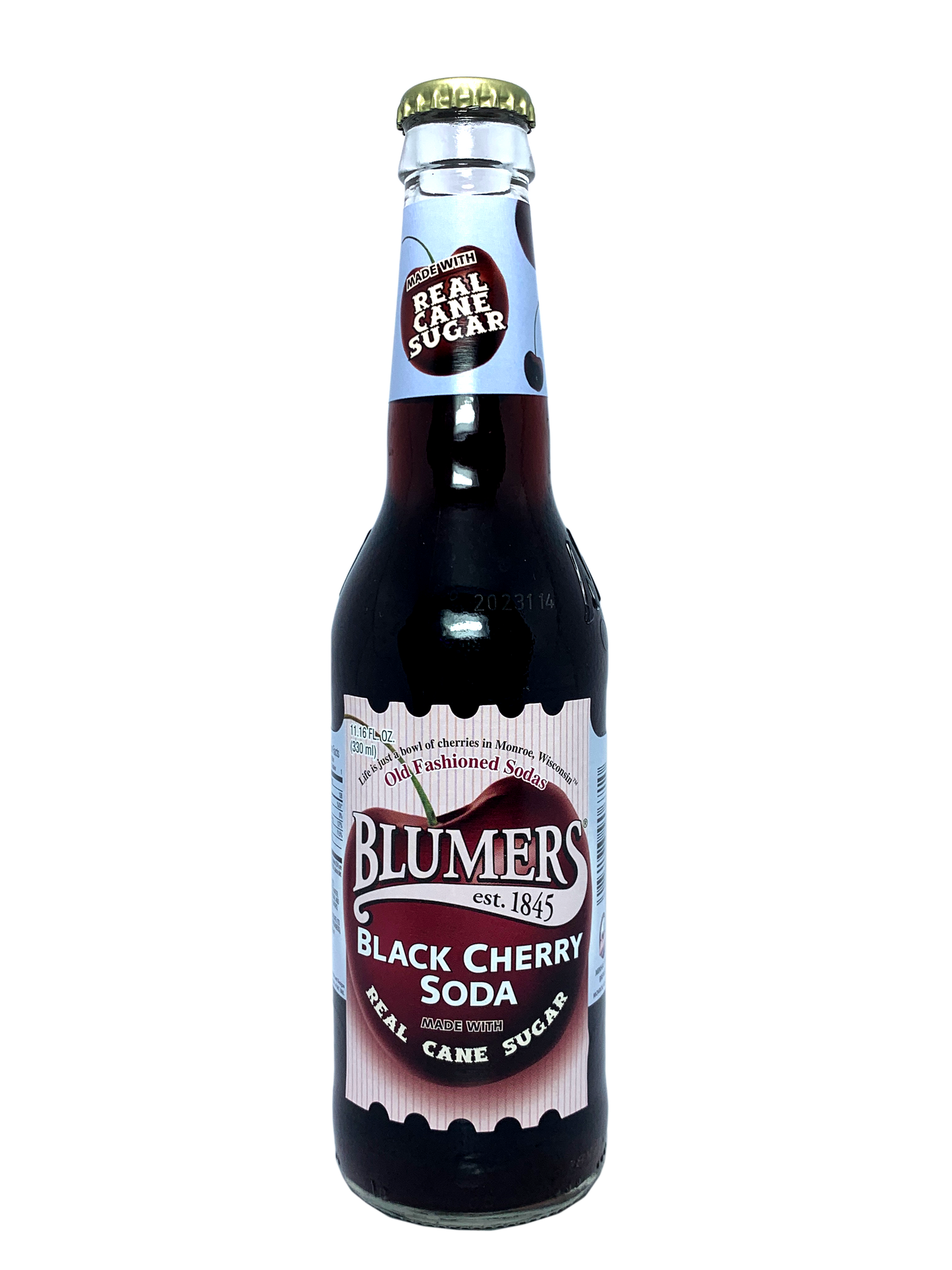 BLUMERS BLACK CHERRY SODA 4x6x330ml "All The Way From Monroe Wisconsin"