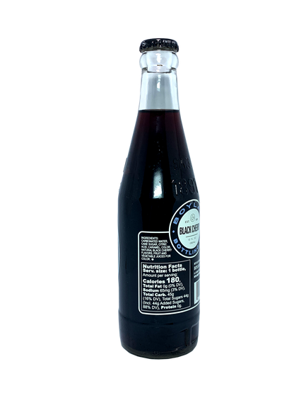 BOYLAN BLACK CHERRY SODA 24x12oz "The Best Boylan Flavor"