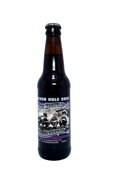 JACKSON HOLE HUCKLEBERRY 24/12oz "You ain't nothin' but a hound dog til you try it"