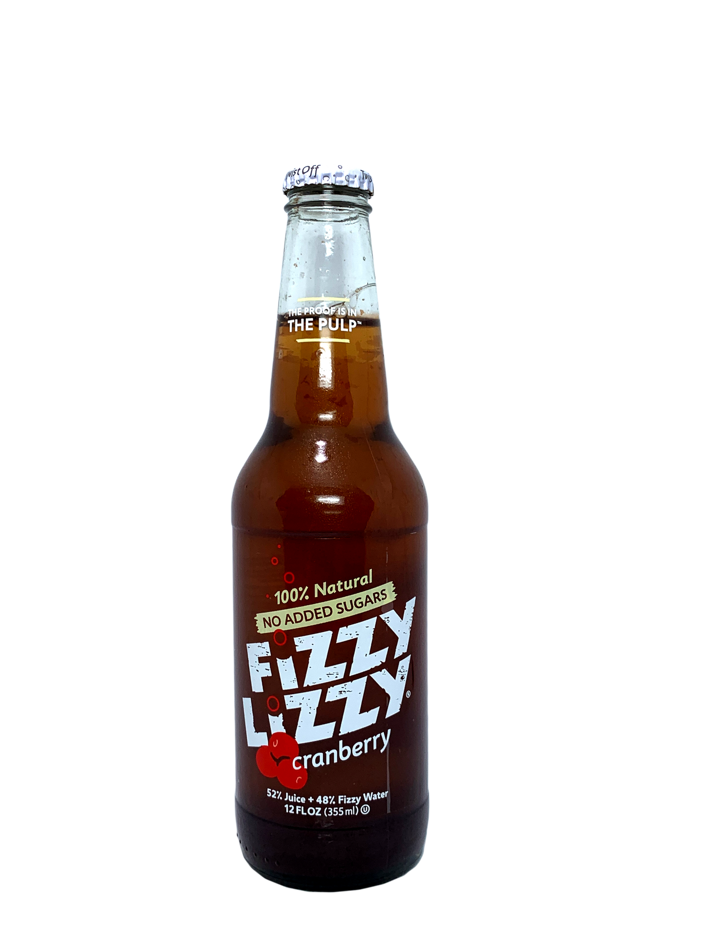 FIZZY LIZZY CRANBERRY 24x12oz JUICE WITH SPARKLING WATER