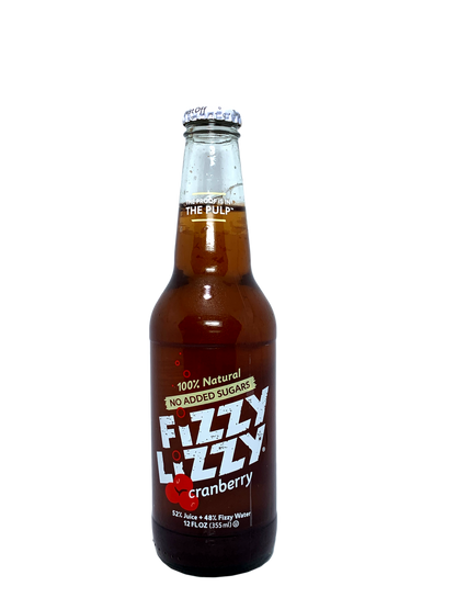 FIZZY LIZZY CRANBERRY 24x12oz JUICE WITH SPARKLING WATER