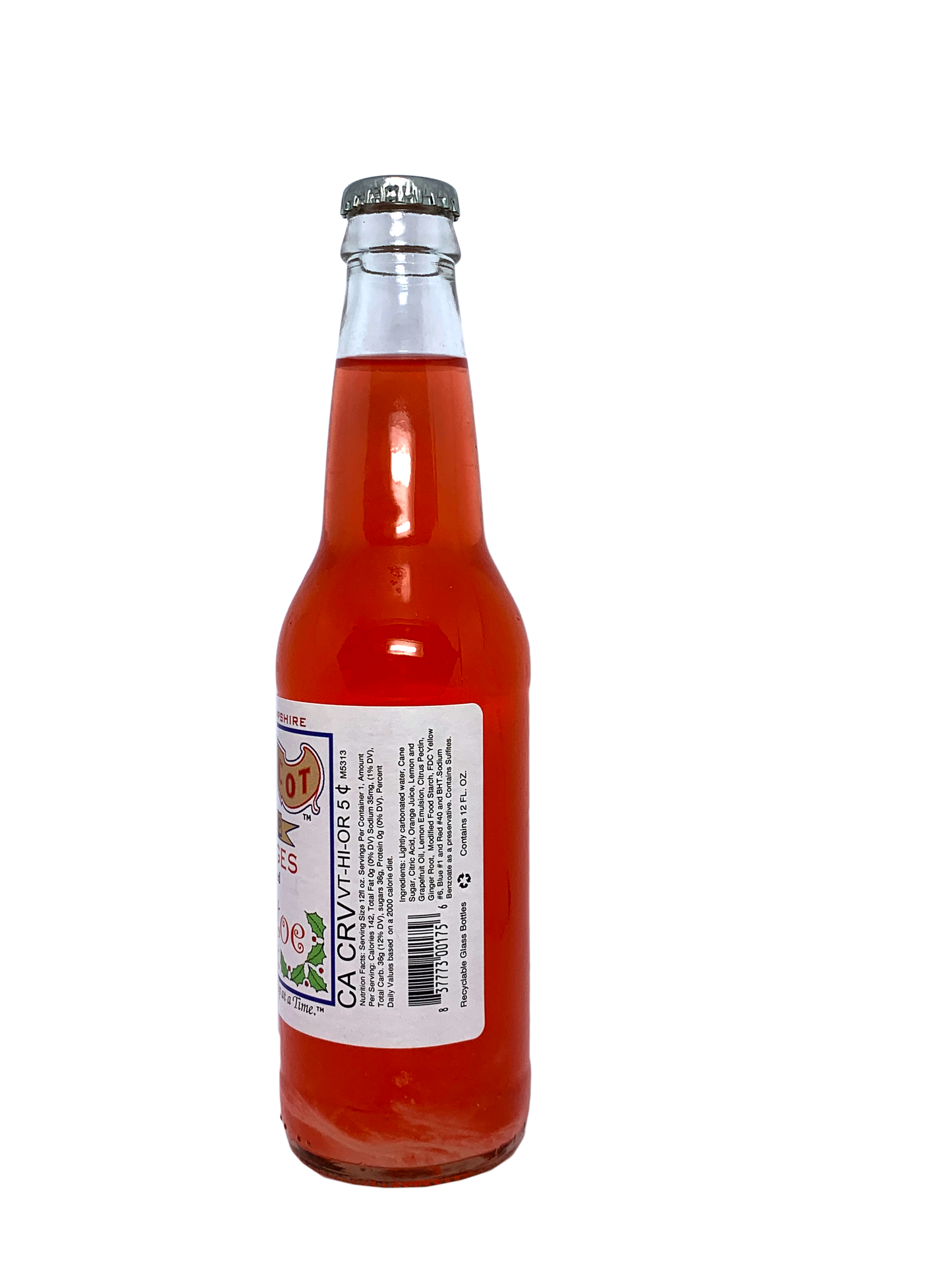 SQUAMSCOT MISTLETOE MIST SODA w/cane sugar FROM NEW HAMPSHIRE 24x12oz