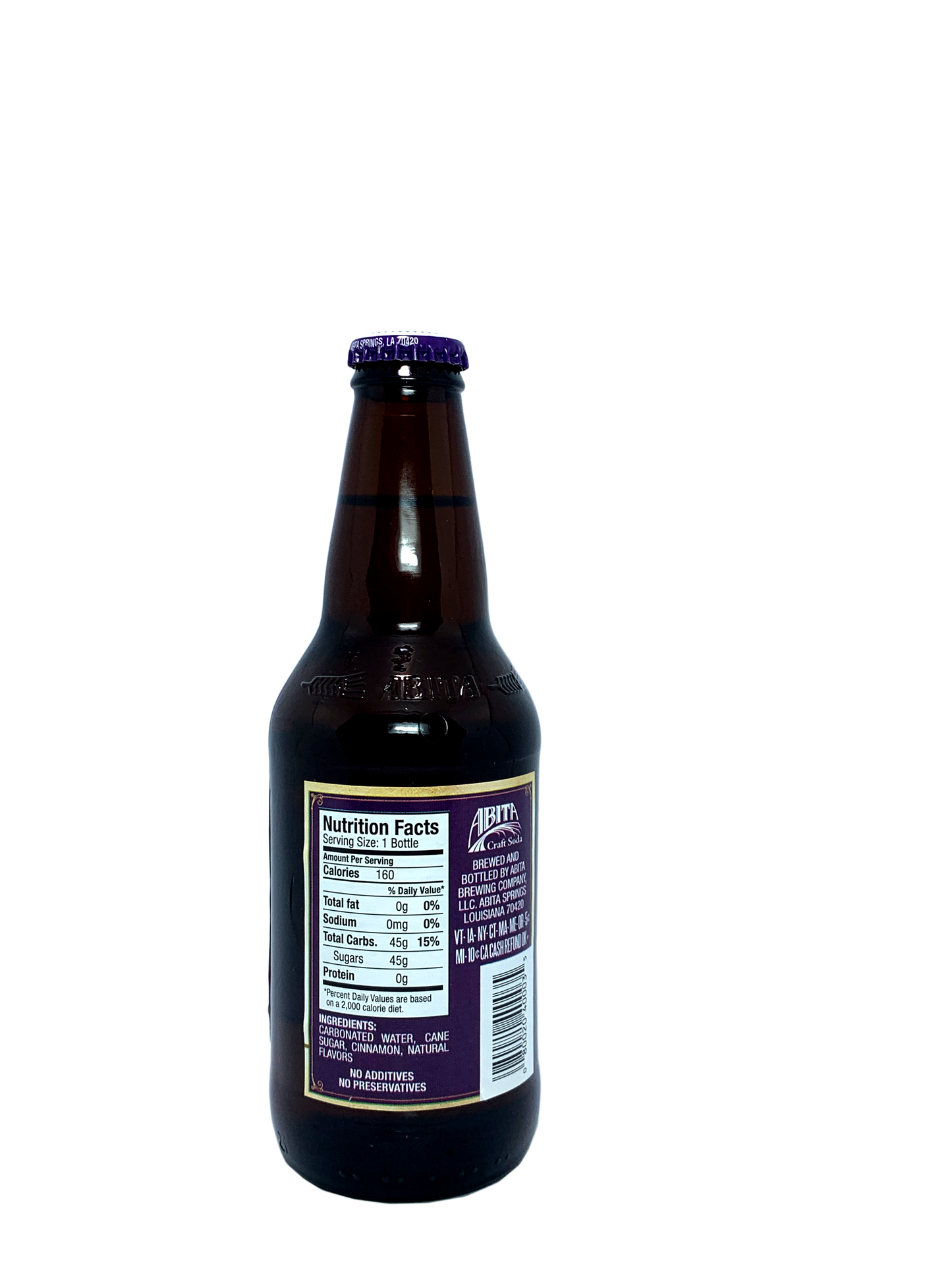 ABITA KING CAKE SODA OF LOUISIANA w/cane sugar "Let Them Drink Cake"