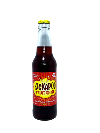 KICKAPOO FRUIT SHINE Sangria LONGNECKS "La Receta Orginal Del Patch De Perros!" 24x12oz