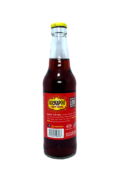 KICKAPOO FRUIT SHINE Sangria LONGNECKS "La Receta Orginal Del Patch De Perros!" 24x12oz