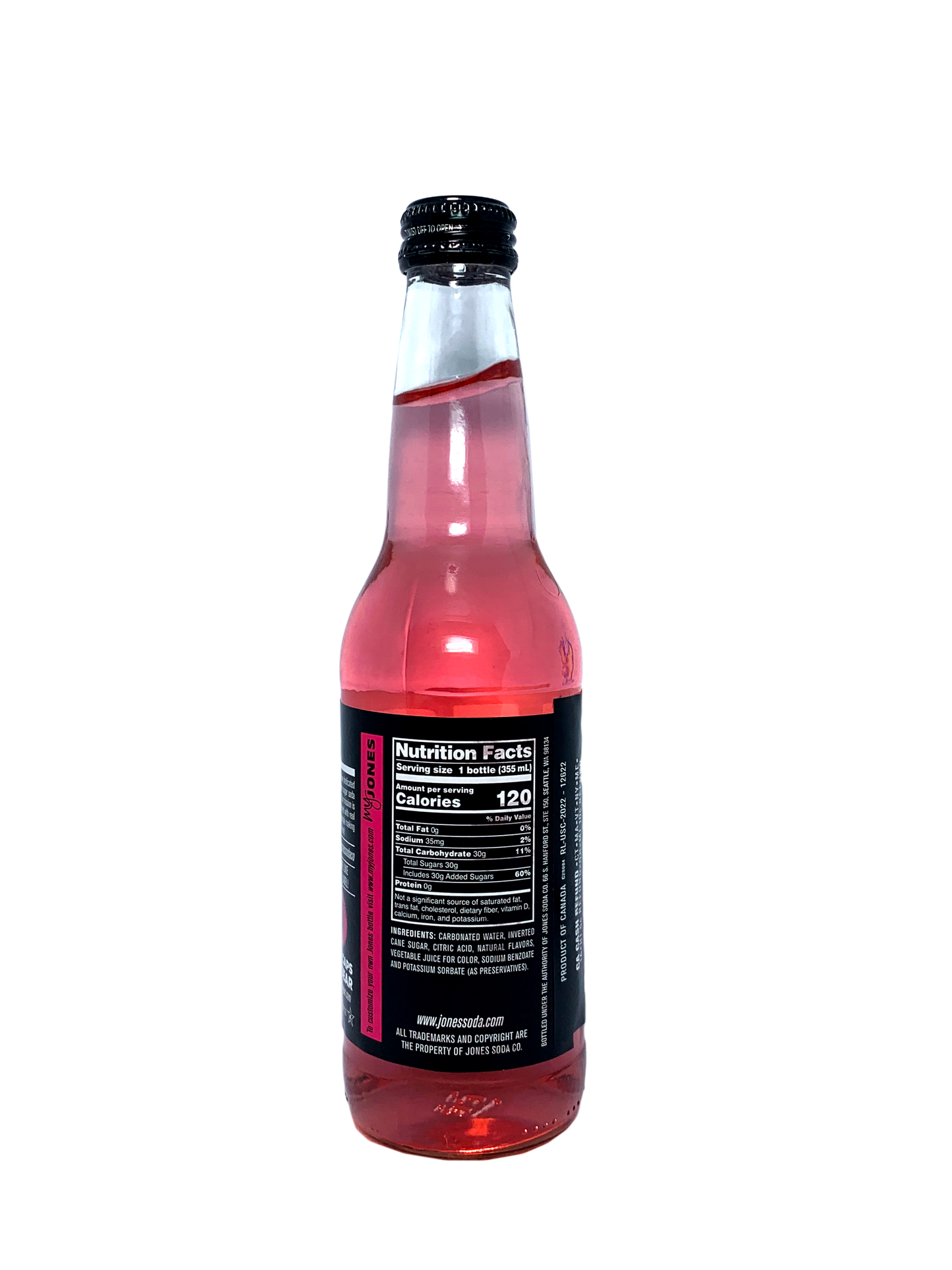 JONES FUFU BERRY SODA 6x4x12oz "Jonesing For Watermelon But It's Called FuFuBerry"