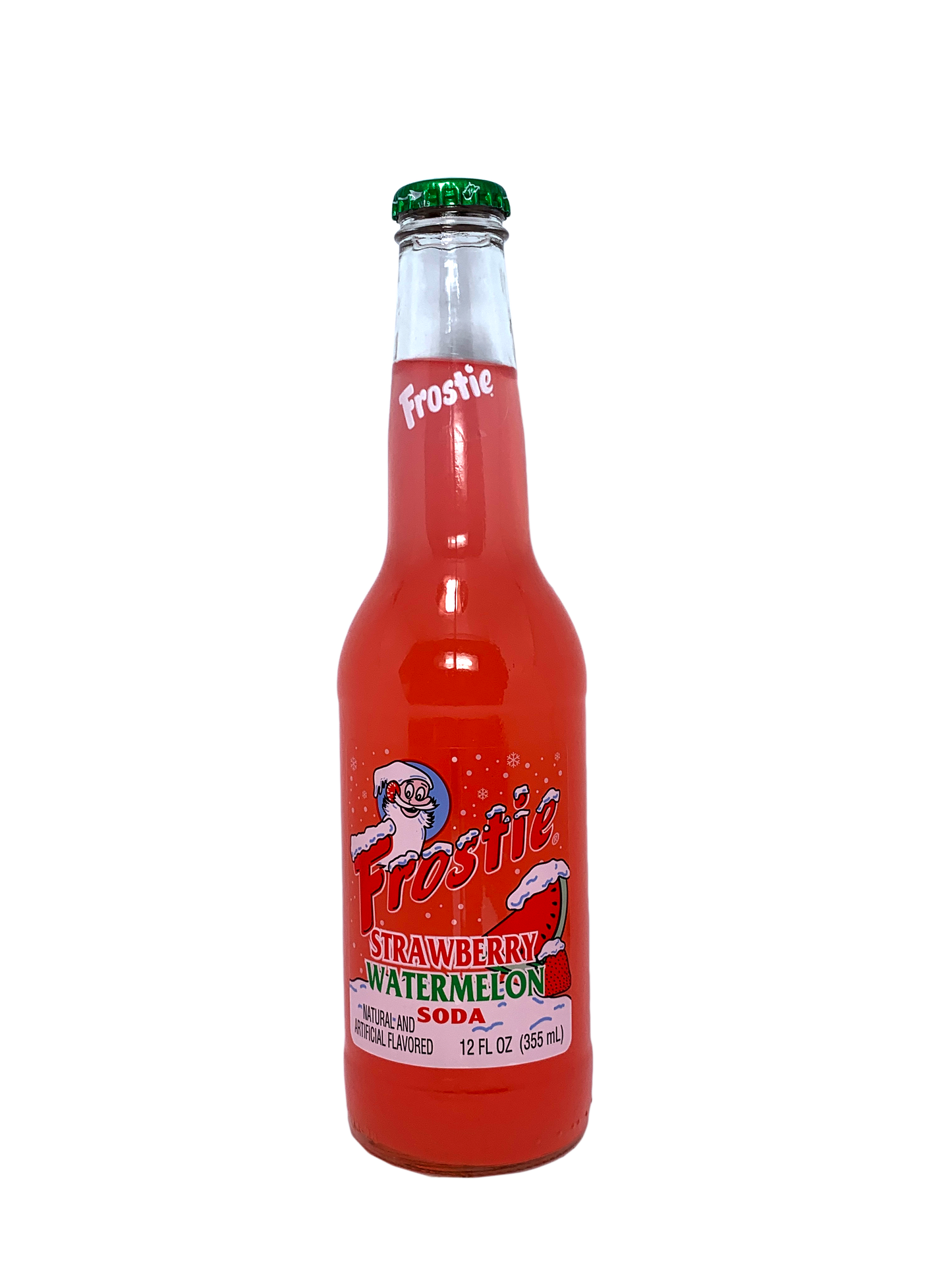 FROSTIE WATERMELON-STRAWBERRY SODA 24x12oz "What A Cold Combination"