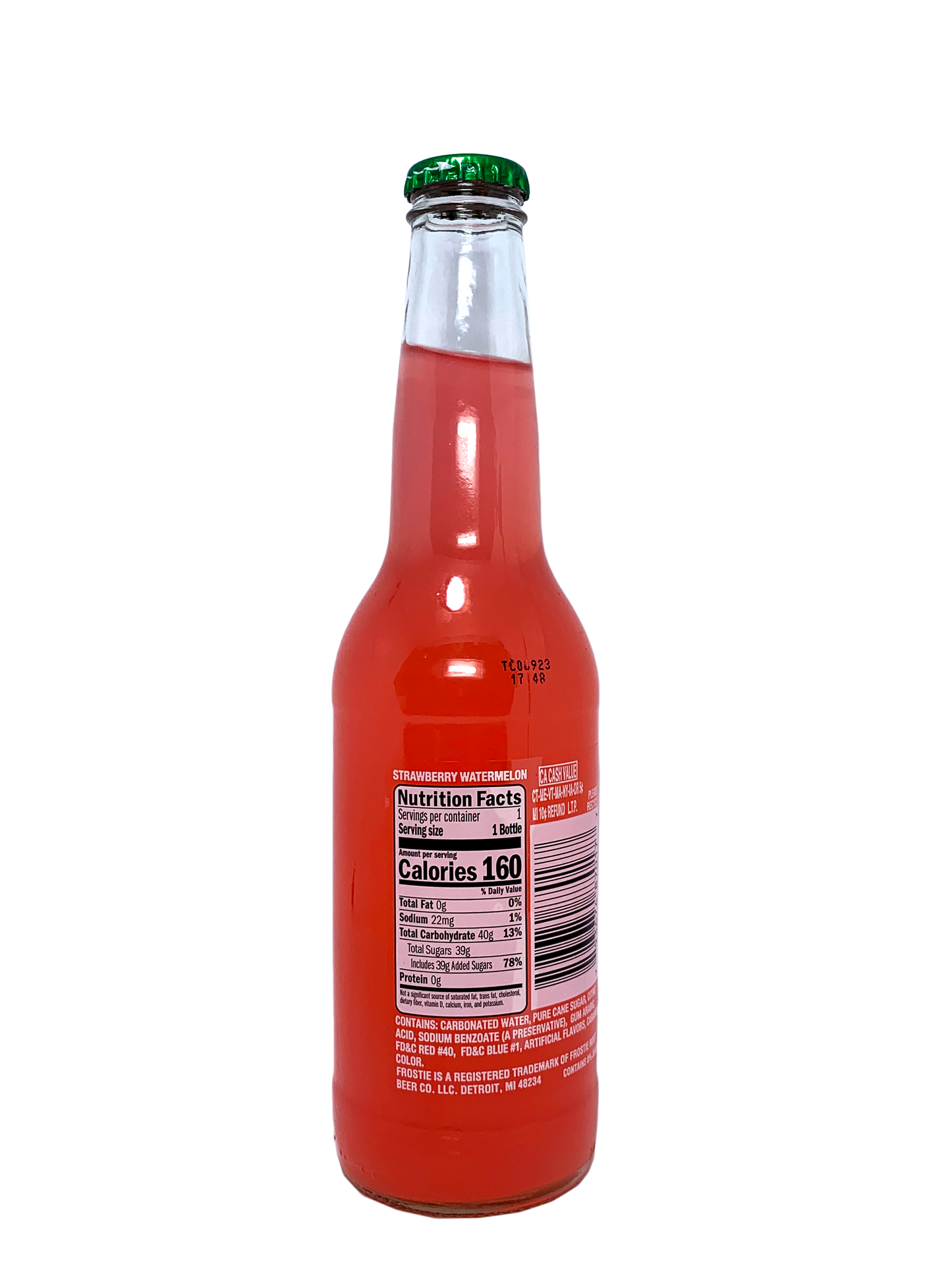 FROSTIE WATERMELON-STRAWBERRY SODA 24x12oz "What A Cold Combination"