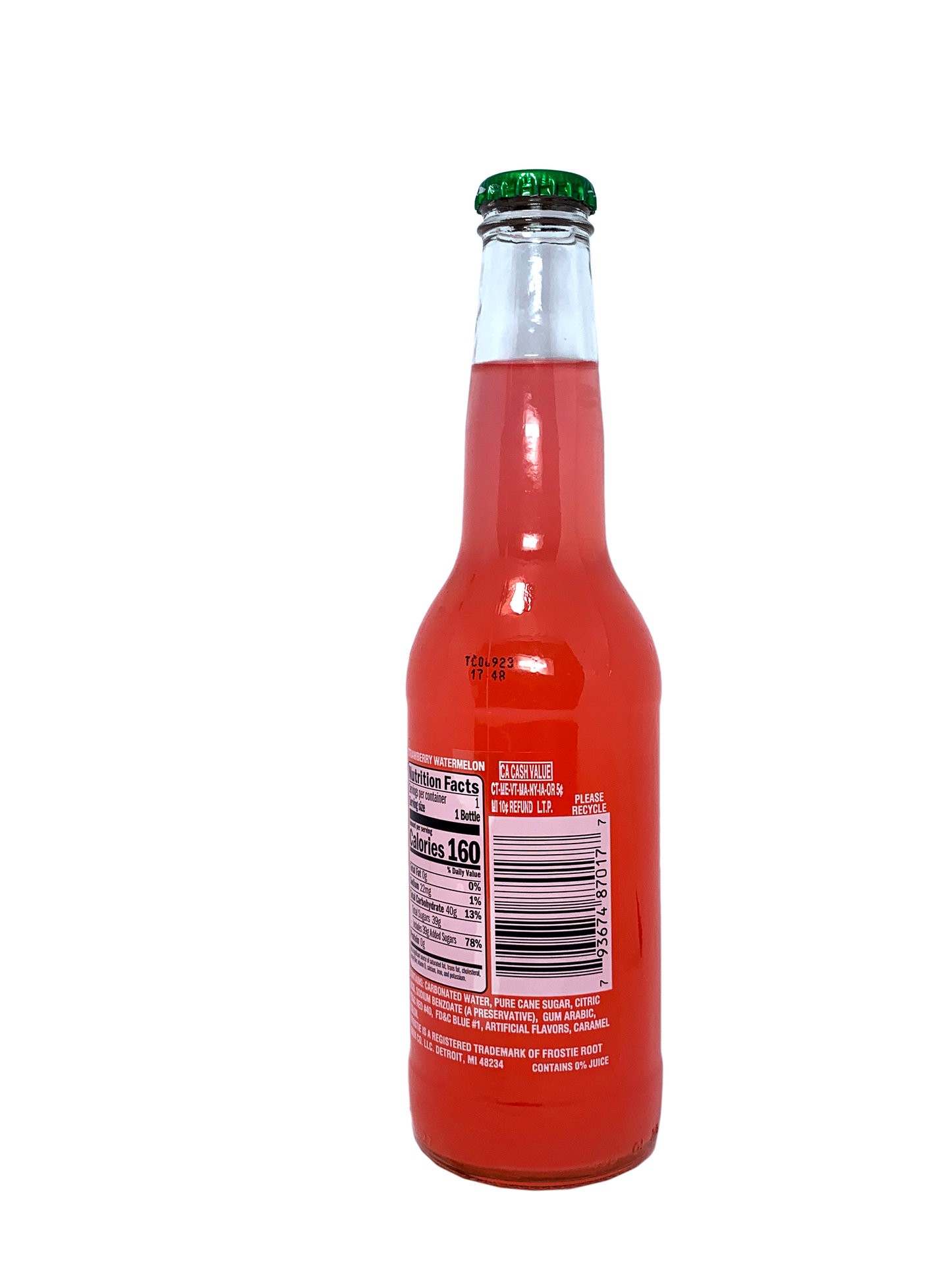 FROSTIE WATERMELON-STRAWBERRY SODA 24x12oz "What A Cold Combination"