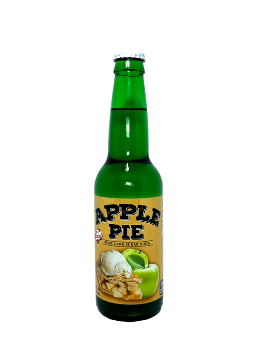 EXCEL APPLE PIE SODA FROM THE MIDWEST 24x12oz WITH CANE SUGAR