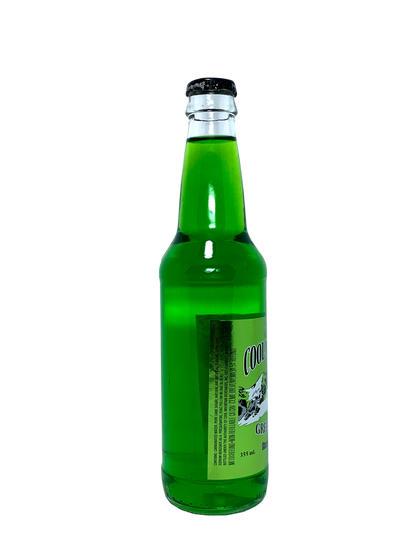 COOL MOUNTAIN GREEN APPLE SODA 24x12oz "Chief Long Neck chose Emerald Green"