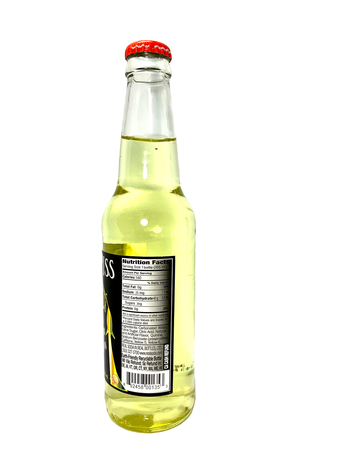 ROCKET PISS BITTERSCOTCH SODA 24x12oz GLOWS IN THE DARK "What Goes Up Must Come Down"